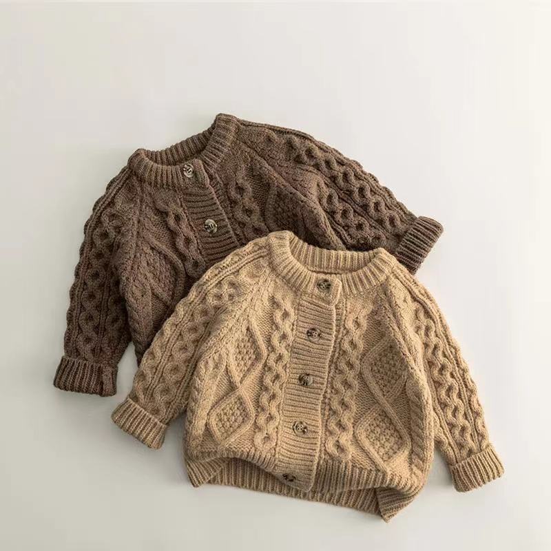 Children’s Winter Knitted Cardigan – Warm & Breathable Baby Sweater